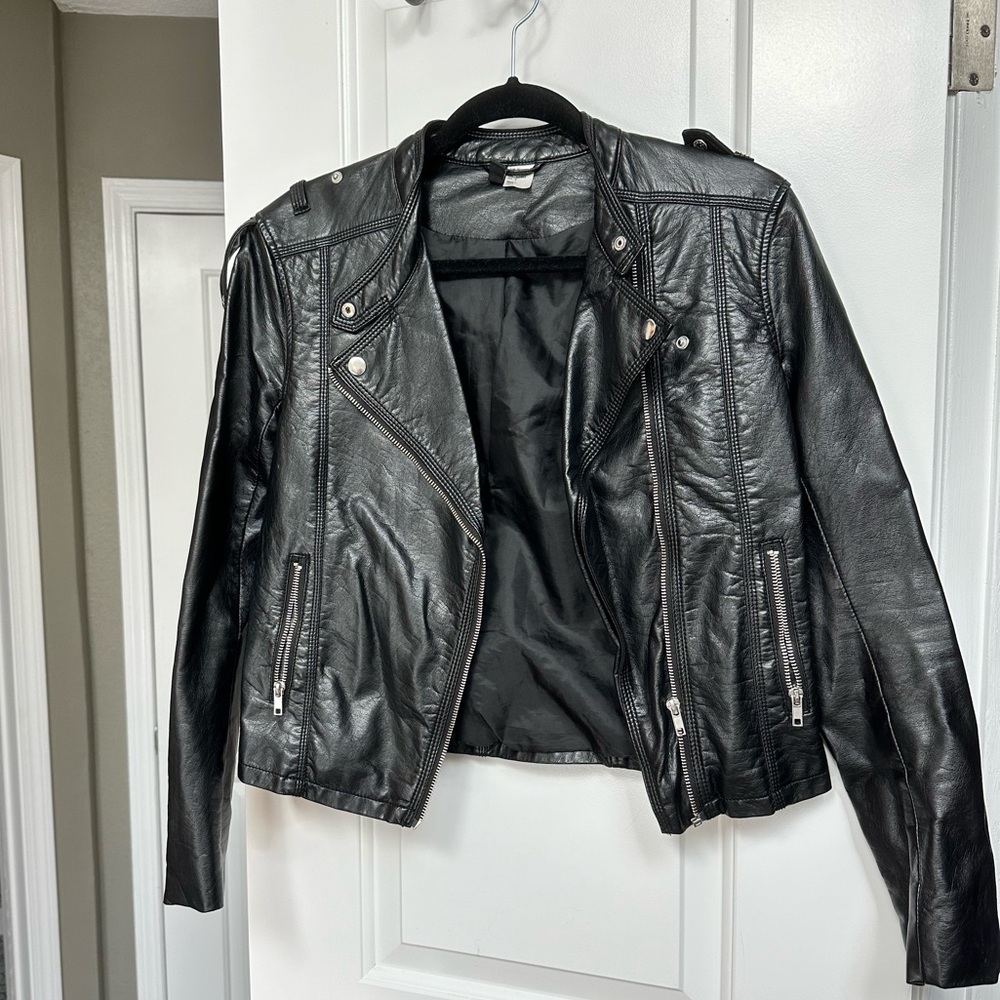 Faux Leather Jacket